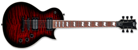 LTD EC256QM See Thru Black Cherry Sunburst 6-String Electric Guitar 2024